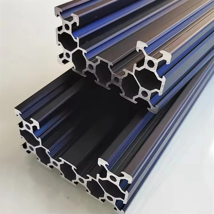 Custom 6061 Black Anodised Aluminum Extrusion Profiles Manufacturer