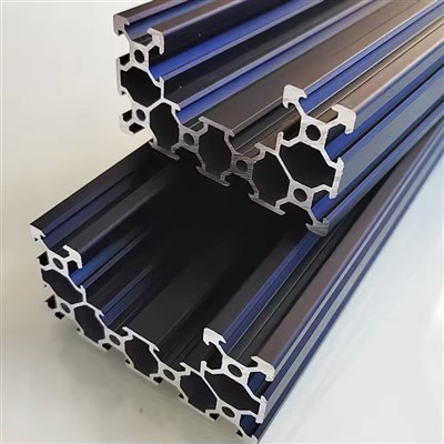 Hersteller von kundenspezifischen 6061 schwarz eloxierten Aluminium-Strangpressprofilen